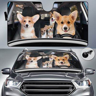 【CW】 CorgiCarShade WindshieldShadeGifts Car AutoShadeCar Accessories CorgiProtector TJJ