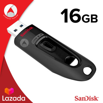 SANDISK ULTRA FIT Flash Drive USB 3.0 16GB  เร็วขึ้น 10 เท่า อ่าน 130MB/S (SDCZ48_016G_U46) เมมโมรี่ แซนดิส แฟลซไดร์ฟ ประกัน Synnex รับประกัน 5 ปี