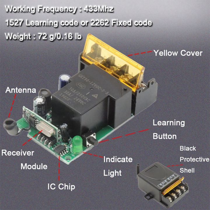 diy-wireless-433mhz-universal-remote-control-switch-12v-48v-high-power-relay-receiver-module-for-car-water-pump