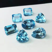 AAAAA Sea Blue Sapphire 8X8มม.4.5กะรัตตัดอัญมณีรูปร่างหลวม Sapphire ไม่ฝัง DIY Original ผู้หญิงเครื่องประดับเซอร์โคเนียสีน้ำเงินอัญมณี