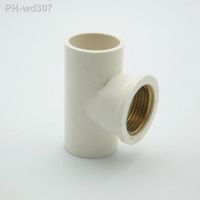 32mm ID To 1/2 quot; BSP Female Thread Tee PVC Pipe Fitting Adapter Water Connector For Garden Irrigation System