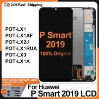 จอ LCD ขนาด6.21นิ้วของแท้เหมาะสำหรับการแสดง2019อัฉริยะ Huawei P เหมาะสำหรับ POT-LX1 Huawei แอลซีดีหน้าจอสัมผัสประกอบดิจิไทเซอร์ POT-LX1AF POT-LX1RUA