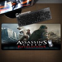 พีซีคีย์บอร์ด Maus แผ่นรองเม้าส์ Xxl ขนาดใหญ่ แผ่นรองเม้าส์อะนิเมะ นักเล่นเกม Assassin Creed Table Pad อุปกรณ์เสริมสำหรับเกม พรมตู้