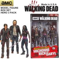 Figma ฟิกม่า งานแท้ 100% Figure Action McFarlane Toys จาก THE Walking Dead เดอะวอล์กกิงเดด Deluxe 5 Inch Box Set Hero 3 Pack Michonne มิโชน Rick ริค ไกรมส์ Daryl แดริล ดิกสัน Ver แอ็คชั่น ฟิกเกอร์ Anime อนิเมะ มังงะ สามารถขยับได้ manga Model โมเดล