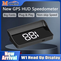 รถ HUD กระจกโปรเจคเตอร์ Head Up จอแสดงผล Kmh GPS Digital Speedometer สำหรับรถบรรทุก SUV รถจักรยานยนต์รถยนต์อุปกรณ์อิเล็กทรอนิกส์