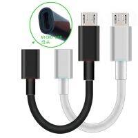 Pendek USB Mikro Perempuan Ke USB Mikro Laki-laki F/M Ekstensi Extender Tanggal Pengisian Pendek Kabel OTG Hitam 10CM 20CM 50CM 1M 1.5M 2M