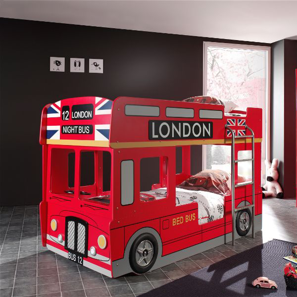 ctrend-เตียงนอนเด็ก-เตียง2ชั้น-รุ่น-london-bus-red