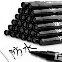 3pcs/Set Permanent Paint Marker Pen 1.5mm Oily Waterproof Black Pen for Tyre Markers Quick Drying Signature Marker Pens