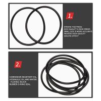 5 pieces 100 mm outer diameter 5 mm thick rubber seal oil-filtered O-rings