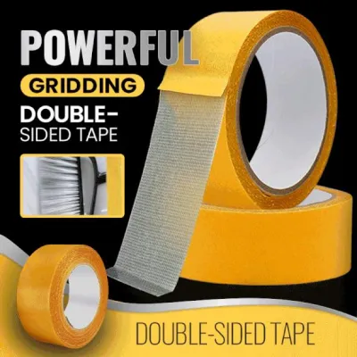 ☬﹊ 1Roll 20M Mesh High Viscosity Transparent Powerful Gridding Double-Sided Tape Glass Grid Fiber Adhesive Tape