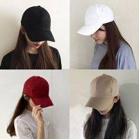 【KFAS Clothing Store】 ผ้าฝ้าย100หมวกเบสบอลเป็นกลางสีทึบระบายอากาศหมวก Snapback ปรับคู่หมวกเบสบอลหมวกดวงอาทิตย์พ่อหมวก F69