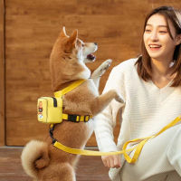 1.5M Dog Cat Leash Adjustable Puppy Harness Vest Collar Dogs Traction Rope With Safety Reflective Strip With Backpack