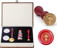 เห็ดพวงหรีด WAX Seal ชุดแสตมป์ของขวัญกล่อง,เริ่มต้น DIY ชุดสำหรับงานแต่งงานจดหมายเชิญบรรจุภัณฑ์ห่อปรับแต่ง-Zitao