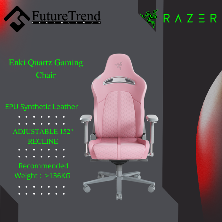 Razer Enki Quartz Gaming Chair/Gaming Chairs Lazada