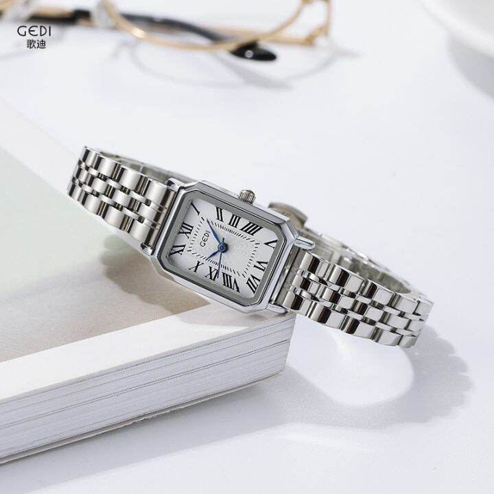 gedi-women-39-s-watch-korean-retro-style-small-square-plate-steel-band-quartz-watch-rectangular-women-39-s-watch-wrist-watch