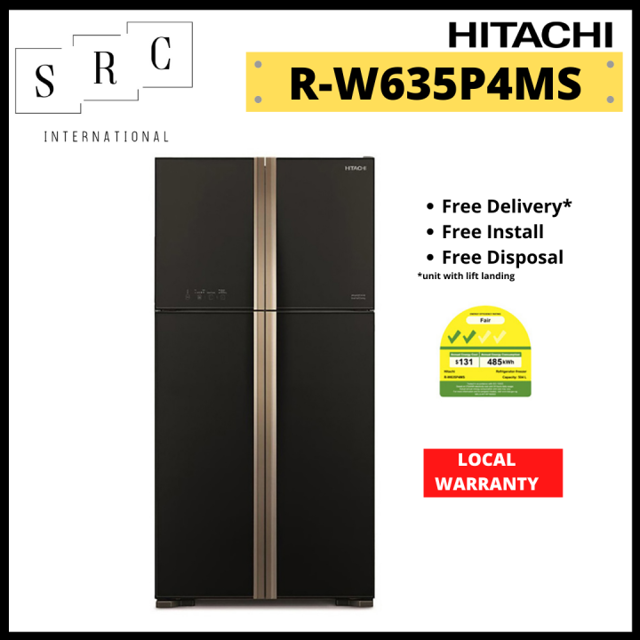 hitachi big french 4 door refrigerator