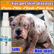 Teeker Pet chống nấm Phun 50Ml Chó điều trị bệnh về da Chó Dị ứng Phun Cho