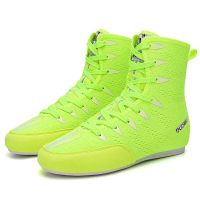 Professional Child Boxing Shoes Rubber Outsole Breathable Wrestling Shoes Boys Girls Wrestling Boxer Shoes for Wrestling 22058