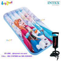 Intex ส่งฟรี ที่นอนเป่าลม โฟรเซ่น 88x157x18 ซม. รุ่น 48776 + ที่สูบลมดับเบิ้ลควิ๊ก วัน