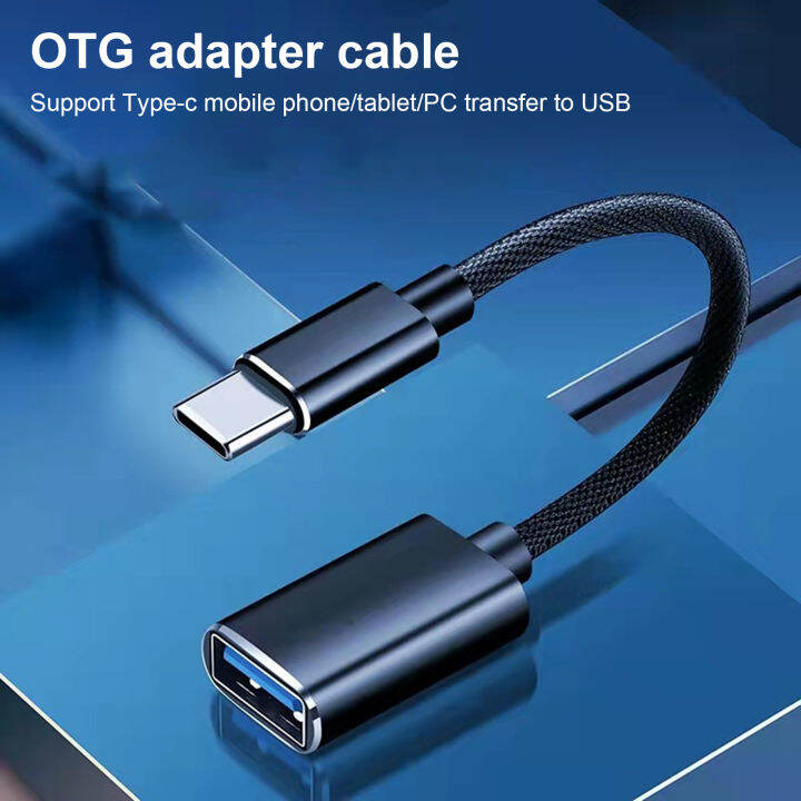 ที่เก็บข้อมูลขนาดใหญ่-otg-data-cable-plug-and-play-แบบพกพาความเหนียวสูง-universal-type-c-ชายกับ-usb-2-0หญิง-otg-adapter-cable-สำหรับ-home-สะดวก-otg-data