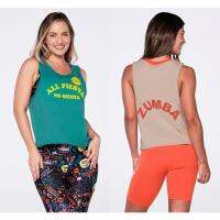 ✘▼ มาใหม่ Zumba เสื้อกล้ามออกกําลังกาย ผ้าฝ้าย Z1T0 0156