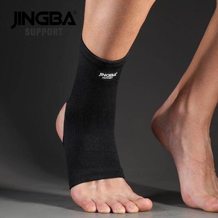jingba-สนับสนุน1ชิ้นกีฬาอุปกรณ์ป้องกันฟุตบอลอุปกรณ์พยุงข้อเท้าบาสเก็ตบอลรั้งข้อเท้าไนล่อนสนับสนุนการบีบอัดข้อเท้า