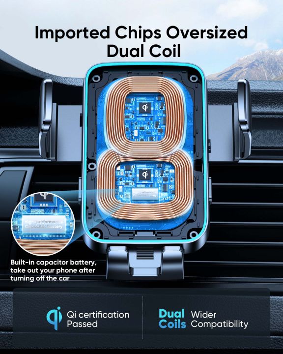 dual-coil-car-phone-holder-qi-15w-automatic-phone-holder-in-car-phone-mount-for-foldable-galaxy-cell-phone-stand