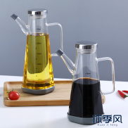 GF Borosilicate Glass Oil Bottle Anti-Leak Olive Oil Dispenser with
