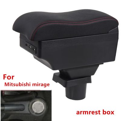 hot！【DT】✈  mirage Star armrest box central Store content Storage with cup ashtray USB interface