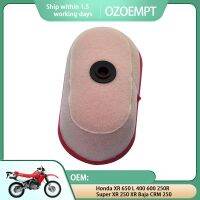 ☞♝OZOEMPT ตัวกรองอากาศรถจักรยานยนต์แบบโฟมสองชั้นใช้กับฮอนด้า XR 650 L 400 600 250R Super XR 250 XR Baja CRM 250