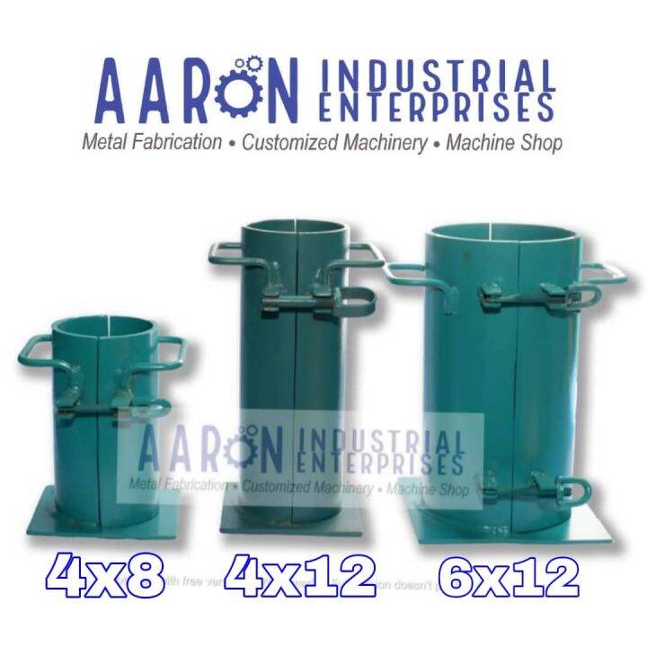 Concrete Cylinder Mold 4x8 / 4x12/ 6x12 by Aaron Industrial Enterprises