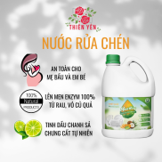 Nước rửa chén sinh học Minh Hồng 4.2L tinh dầu sả chanh, không khô da tay