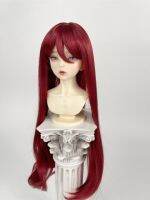 Bjd วิกผม Milk Slik ผมตรงยาวสำหรับ1/3 Sd Gold Winered Black วิกผมสีน้ำตาล Doll Accessories