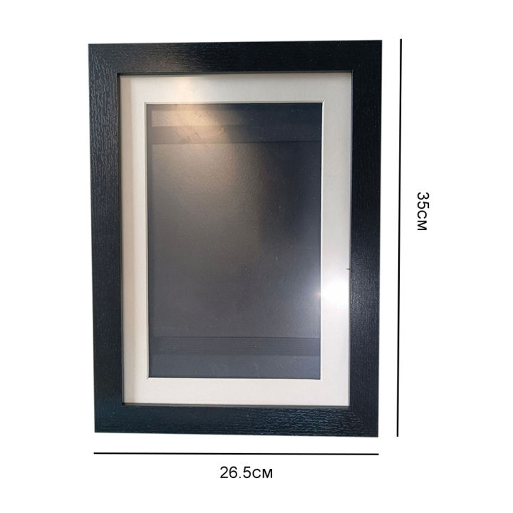 กรอบรูปอาร์ตเวิร์คพร้อมแผ่นรองผนัง8-7x12-2กรอบด้านในงานศิลปะแสดงกรอบเก็บของสำหรับโรงเรียนที่บ้านหรือที่ทำงาน