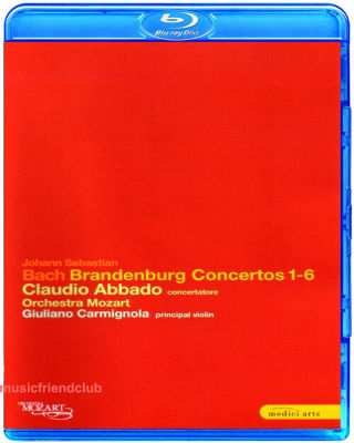 Bach Brandenburg Concerto 1-6 abado conductor (Blu ray BD25G)