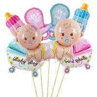 1pc Baby Birthday Party Balloon Large Pacifier Stroller Bottle Foil Helium Globos Its A BoyGirl Party Baby Shower Decorations