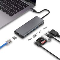 USB ฮับ6 In 1 Type C ถึง4K HDMI 87W PD ที่ชาร์จความเร็วสูง2 USB 3.0พอร์ตการ์ด SD แผงตัวอ่านอะแดปเตอร์สำหรับแล็ปท็อป