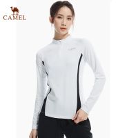 Camel Sports เสื้อยืดแขนยาวผู้หญิงกีฬาเสื้อลำลองผู้หญิง