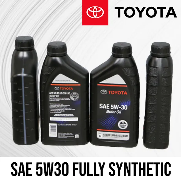 Toyota Motor Oil Sn 5w30 Ilsac-gf5 Fully Synthetic - 1 Quart   946ml 