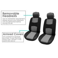 9-piece set 5-seater car seat cover-WIRA SAGA OLD ISWARA SAGA BLM FLX WAJA MYVI OLD MYVI LAGI BEST AXIA SE AXIA G (full set) seat cover front and rear fully enclosed Sarung Kusyen Kereta