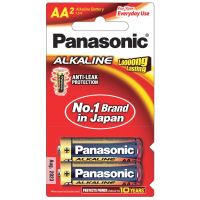 ขายยกล่อง ถูกที่สุด ของแท้ Original Pack2 x 12 Pack = 24 pcs. 24 ก้อน Panasonic Alkaline Battery AA LR6T