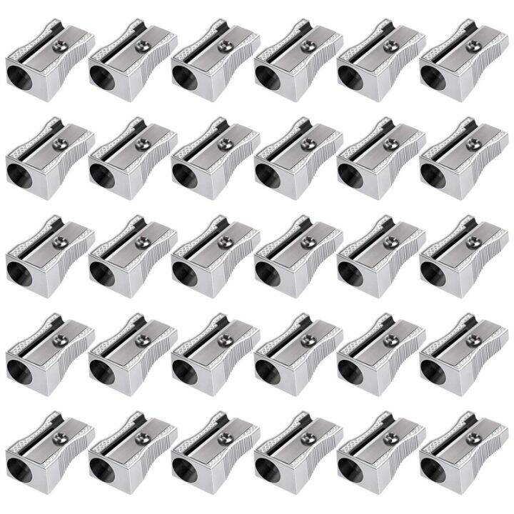 48-pack-metal-mini-pencil-sharpeners-bulk-handheld-silver-single-hole-aluminum-alloy-handheld-sharpener-manual-pencil