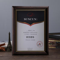 Certificate Frame Diploma 21x29.7cm Award Semicircular Profile, With Wall Easel