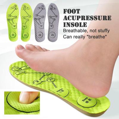 Unisex Sports Insole Insert Shoe Pad Arch Support Heel Unisex Cushion Sweat-absorbing Care And Insole Foot Breathable Deodorant 35-46 Size Acupressure Foot Insole D7E8