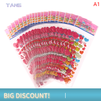 ?【Lowest price】TANG สติกเกอร์สำหรับเด็ก20แบบแผ่นสติกเกอร์3D ฟูฟ่องสำหรับเด็กผู้หญิงเด็กผู้ชายของขวัญวันเกิดอัลบัครูสัตว์การ์ตูน