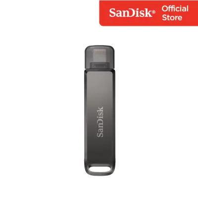SanDisk iXpand Flash Drive Luxe, SDIX70N 64GB, Black Lightning and Type c - (SDIX70N-064G-GN6NN)