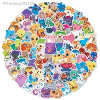 10/30/50/100pcs Cute Pokemon Cartoon Stickers DIY Car Guitar Laptop Phone Squirtle Pikachu Anime Decal Kawaii Kids Sticker Toys