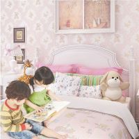 wellyu wallpaper papel de parede Blue cartoon bear pink cute boy room girl princess room wallpaper non-wovens green wallpaper