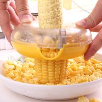 New Corn Kerneler Peeler Corn Stripper Thresher Corn Cob Remover Cutter One Step Peeler Vegetable Tools Kitchen Gadgets Graters  Peelers Slicers