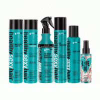 SexyHair Healthy color safe แชมพูและครีมนวดผม 300ml ทำให้ผมมีความชุ่มชื้นยืดหยุ่น นุ่มสลวย มีกลิ่นหอม พร้อมอาหารผมและออยบำรุงผมแห้งเสีย